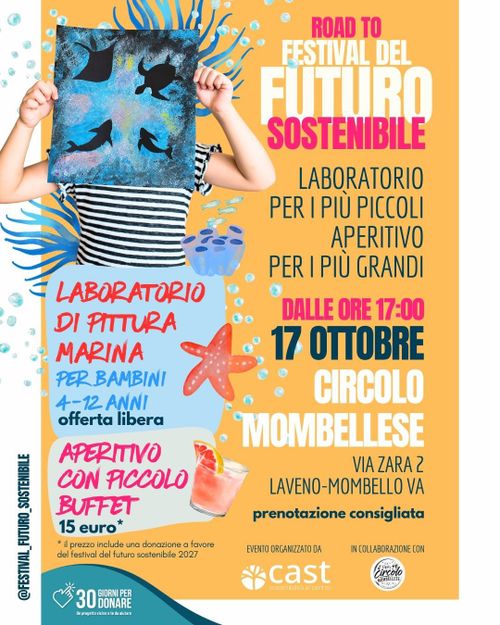 Road to Festival del Futuro Sostenibile - laboratorio per bambini + aperitivo