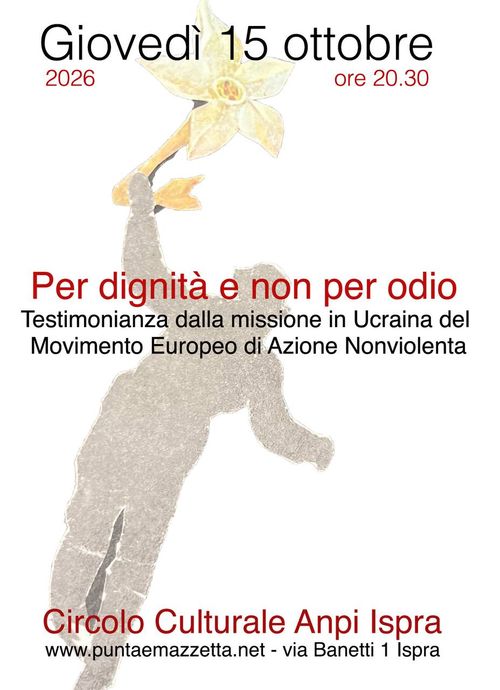 Per dignitá e non per odio - Testimonianza dall’Ucraina