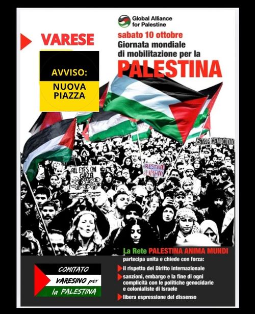 Giornata Mondiale di Mobilitazione per la PALESTINA