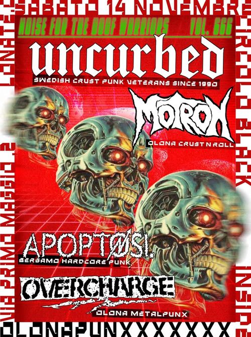 Noise For The Doof Warriors Vol. 6 / Uncurbed (SWE) + Motron + Overcharge + Apoptosi